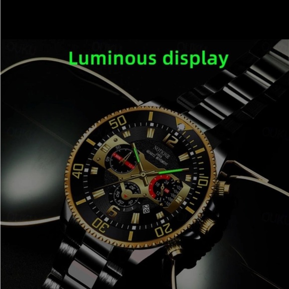 Notinor Mens Quartz Watch Top Brand Luxury Casual Business - Picture 7 of 9